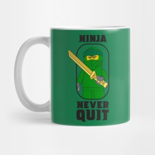 Ninjago Ninja Never Quit Lloyd Green Fan-Art Mug